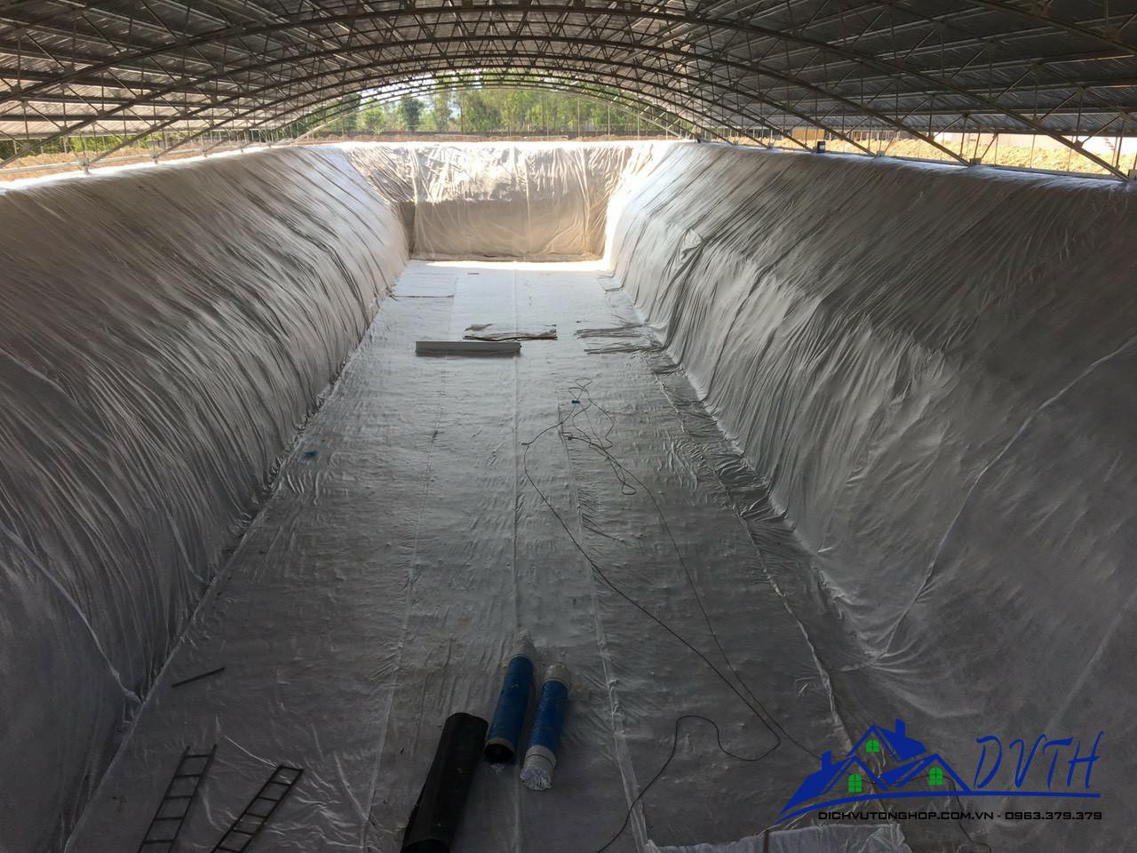 Bạt lót hồ tại Lâm Đồng